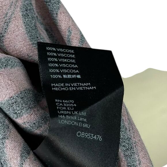 ANTHROPOLOGIE Elyse Tiger Animal Print Slip Midi Dress Women's Size MP NWT - Picture 6 of 9